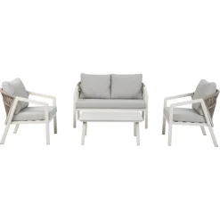 Salon de jardin avec coussins ni
