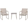 Salon de jardin namur 3pcs beige