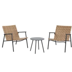 Salon de jardin 2 places + table