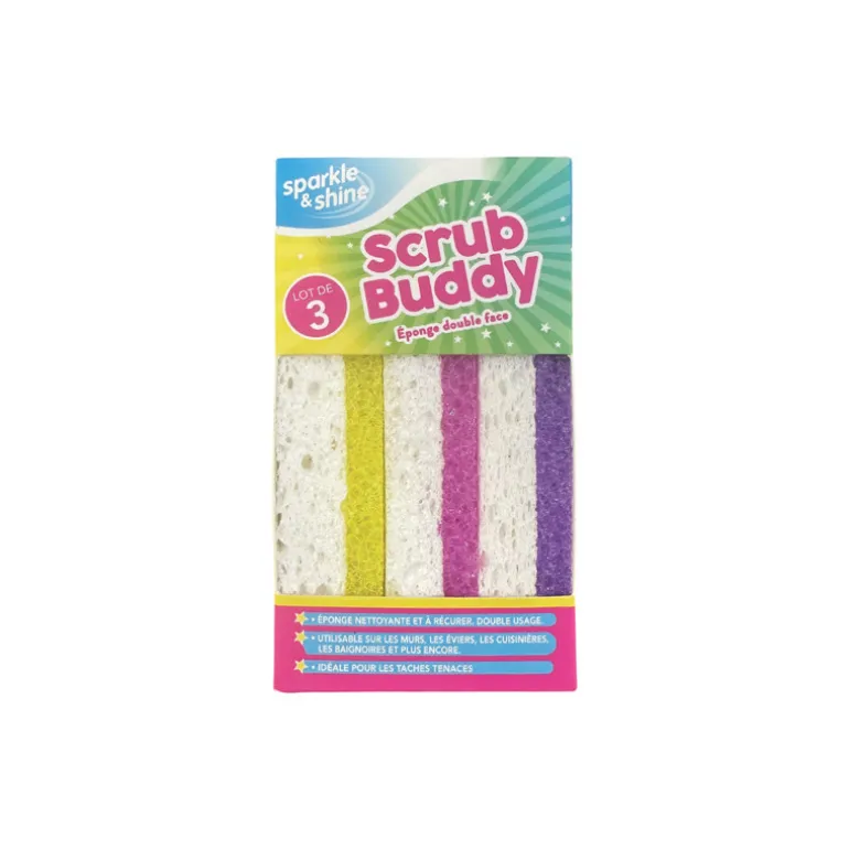 Scrub buddy eponge 2en1 x3