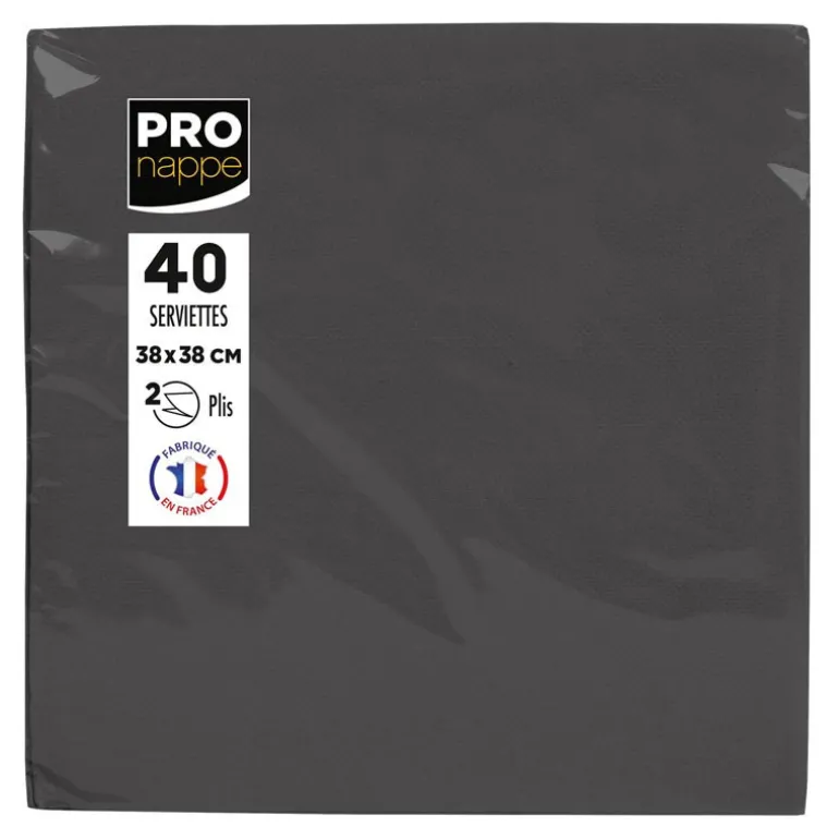 Serviette 38x38 tex touch x40 no