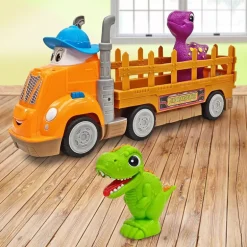 Set camion et dinosaures