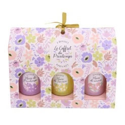 Set de 3 bougies printanieres