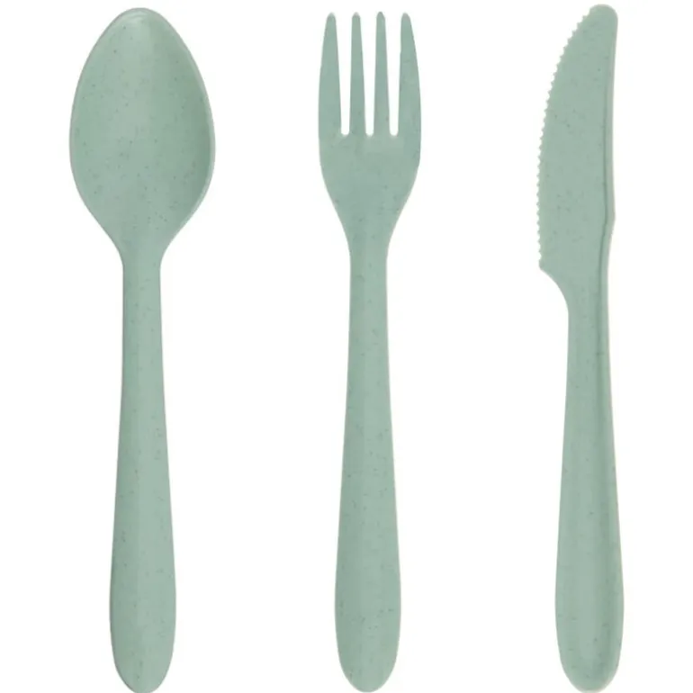 Set de couverts en plastique x12