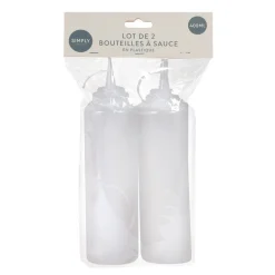 Set de deux bouteilles a sauce