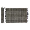 Set de table taupe et noir x2