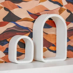 Set 2 etageres arches