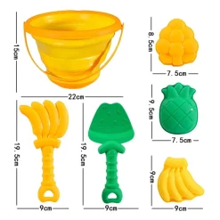 Set jeu de plage fruit 6pcs