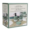 Set x3 accessoires sdb vert