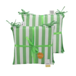 Set x2 galette de chaises rayee