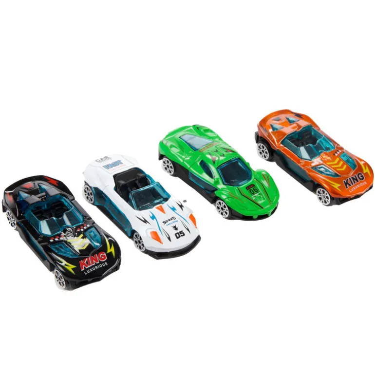 Set x3 voitures turbo racers 2as