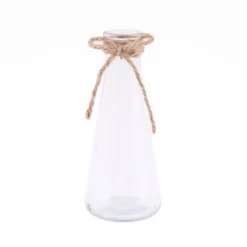 Soliflore verre & jute
