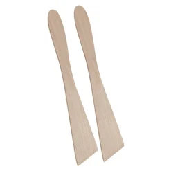 Spatule bois plate 29cm x2