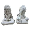 Statue bouddha assis solaire