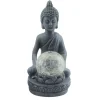 Statue bouddha assis solaire