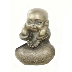 Statue bouddha col laiton 3ass