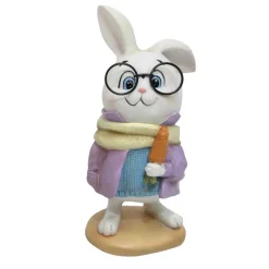 Statue lapin paques carottes