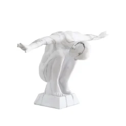 Statuette effet marbre
