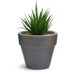 Succulente artificielle en pot