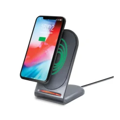 Support telephone+chargeur qi