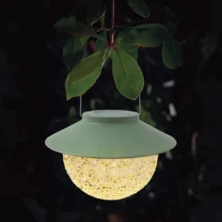Suspension solaire boule ciselee