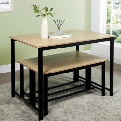 Table + 2 bancs