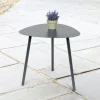 Table d'appoint forme galet anth