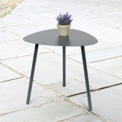 Table d'appoint forme galet anth