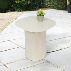 Table d'appoint metal pied d'ele