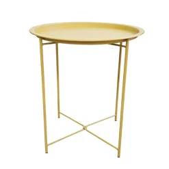 Table d'appoint tina ocre/terra/
