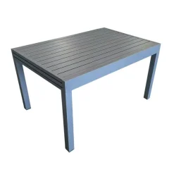 Table extensible anthracite 8-10