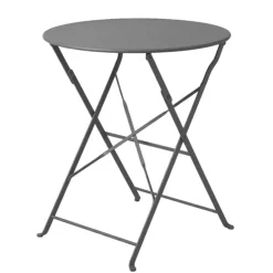 Table ronde en metal d60cm