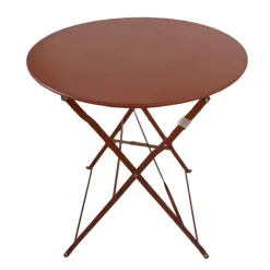 Table ronde en metal lisa d60cm