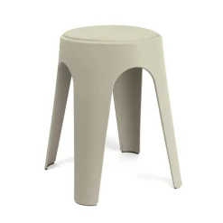 Tabouret assise molletonnee