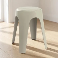 Tabouret assise molletonnee