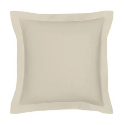 Taie d'oreiller 63x63 coton beig
