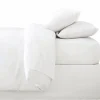 Taie d'oreiller x2 63x63cm blanc