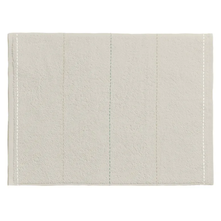 Tapis bain rayures colorees