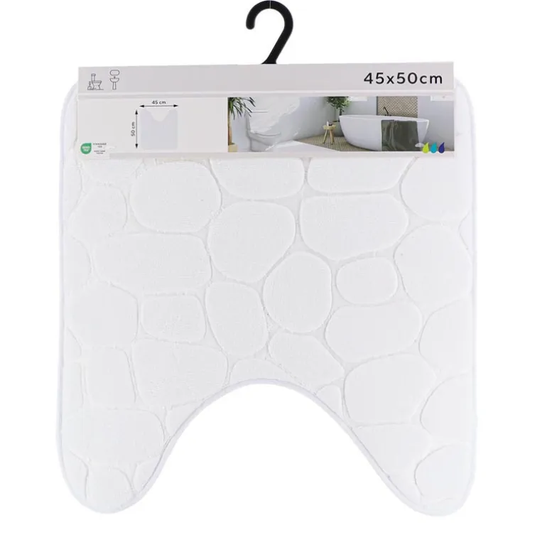 Tapis contour blanc