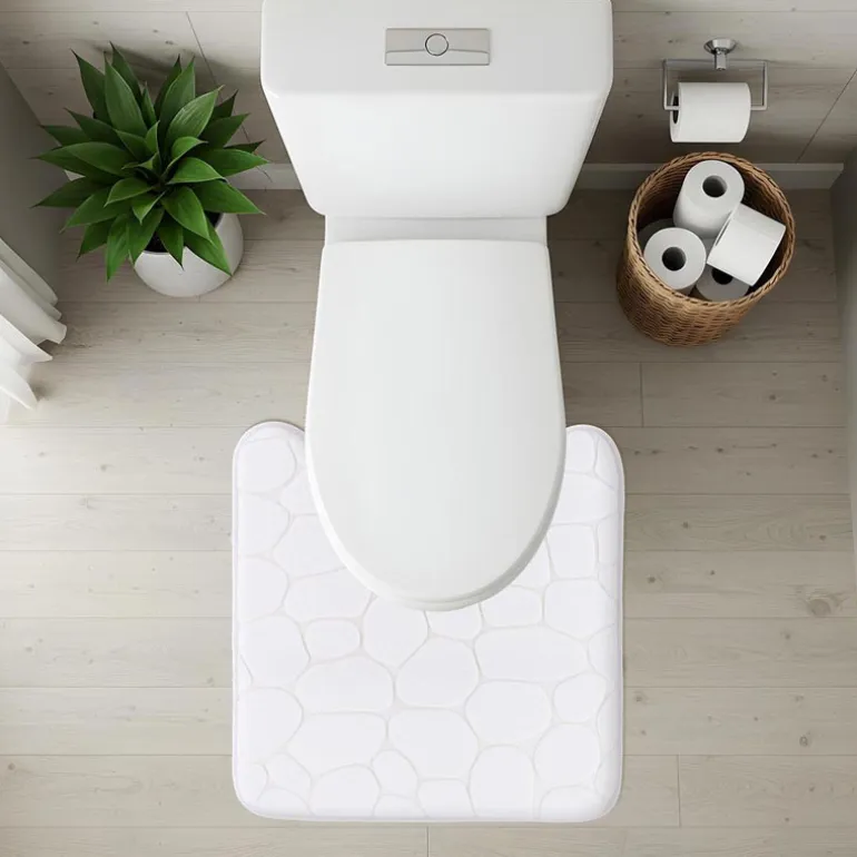 Tapis contour blanc