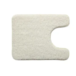 Tapis contour teddy fleece ecru