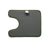 Tapis contour teddy fleece vert