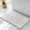 Tapis de bain natte blanc