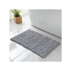 Tapis de bain natte 50x80 gris