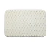 Tapis de bain soft touch blanc