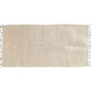 Tapis delhi 70x140cm blanc