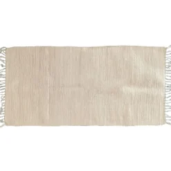 Tapis delhi 70x140cm blanc