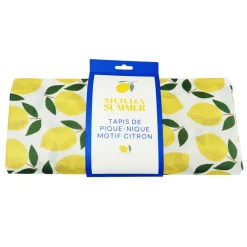 Tapis de picnic citron