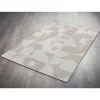 Tapis geo creme 60x110cm