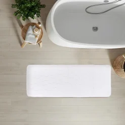 Tapis 45x120cm blanc